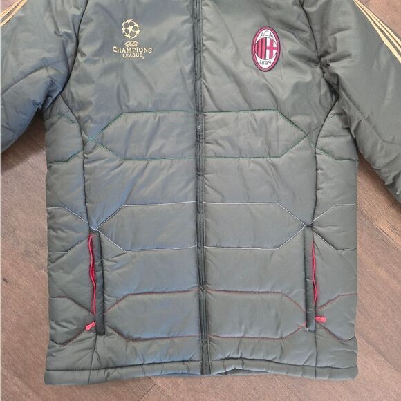 AMC Milan Soccer ADIDAS Championship League 2011 Winter Coat size M - Picture 2 of 11